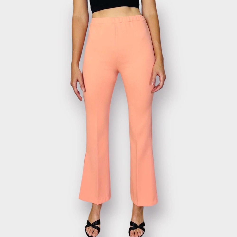 70s West Set Coral Bell Bottoms - Picture 4 of 5